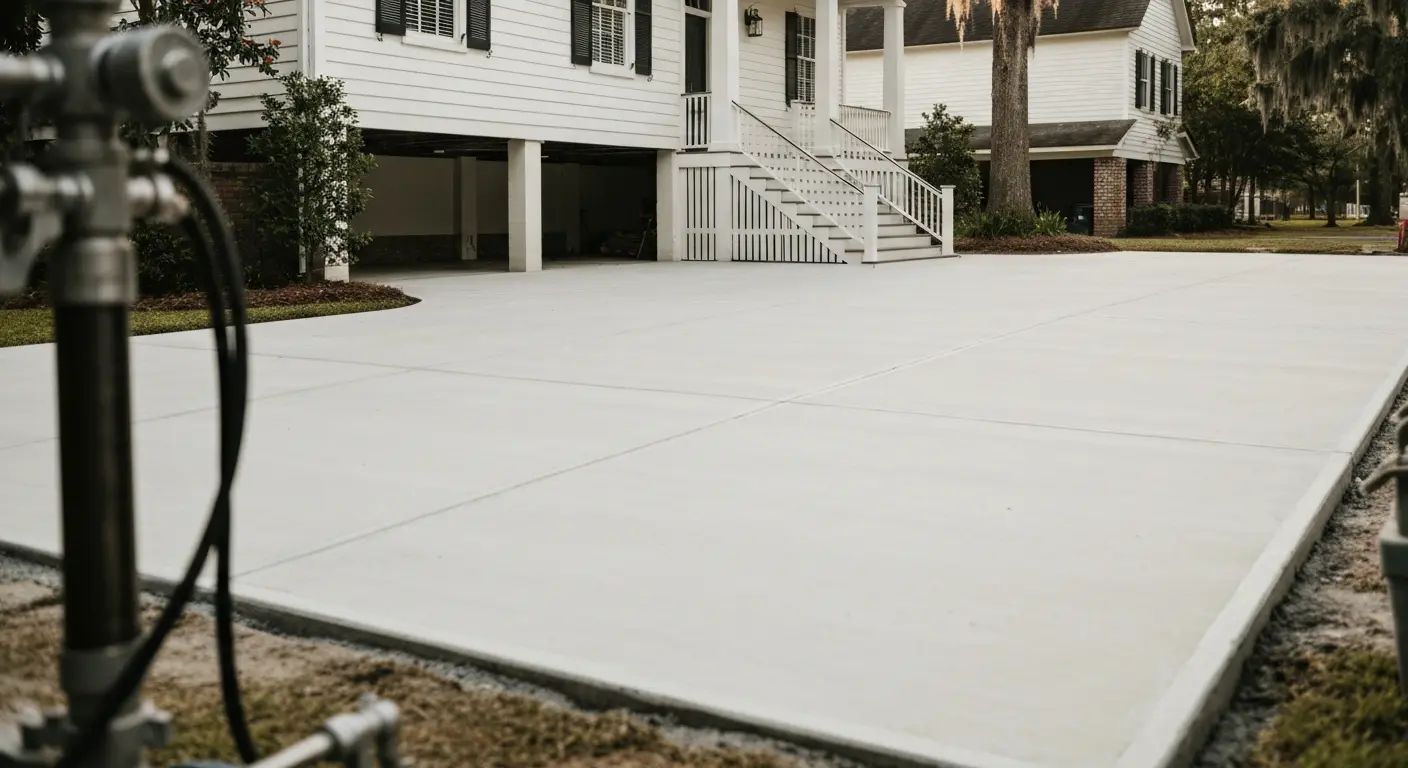 Driveway lifting and leveling
