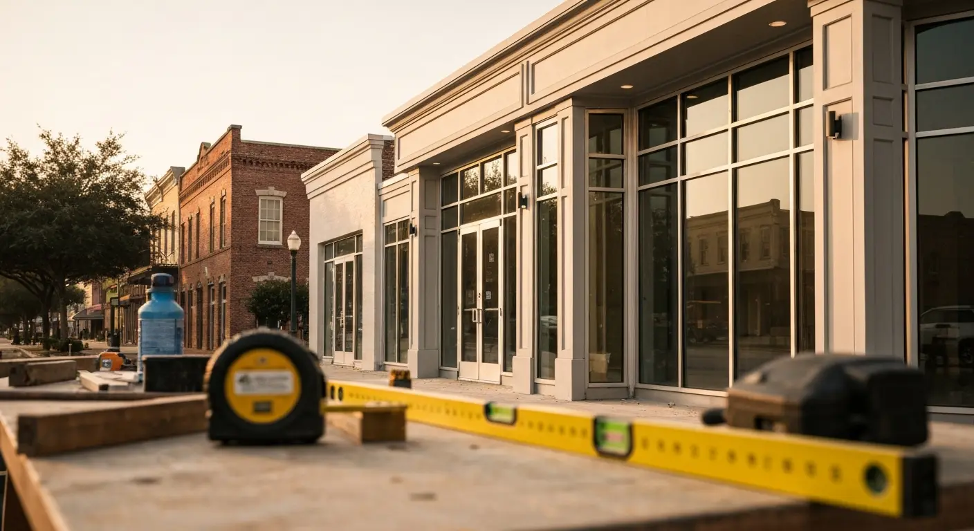 New commercial construction project
