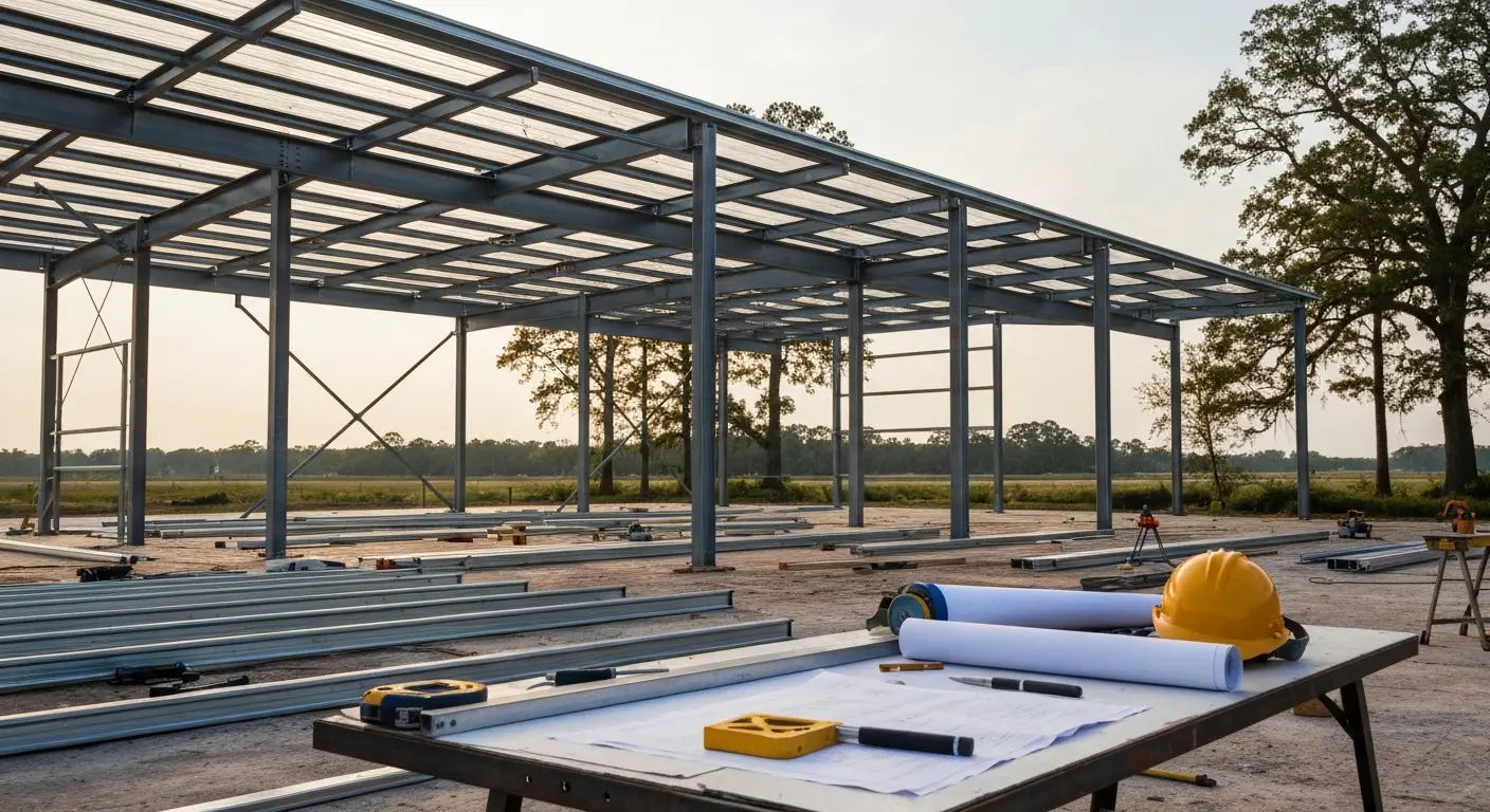 New construction framing in Gonzales, LA
