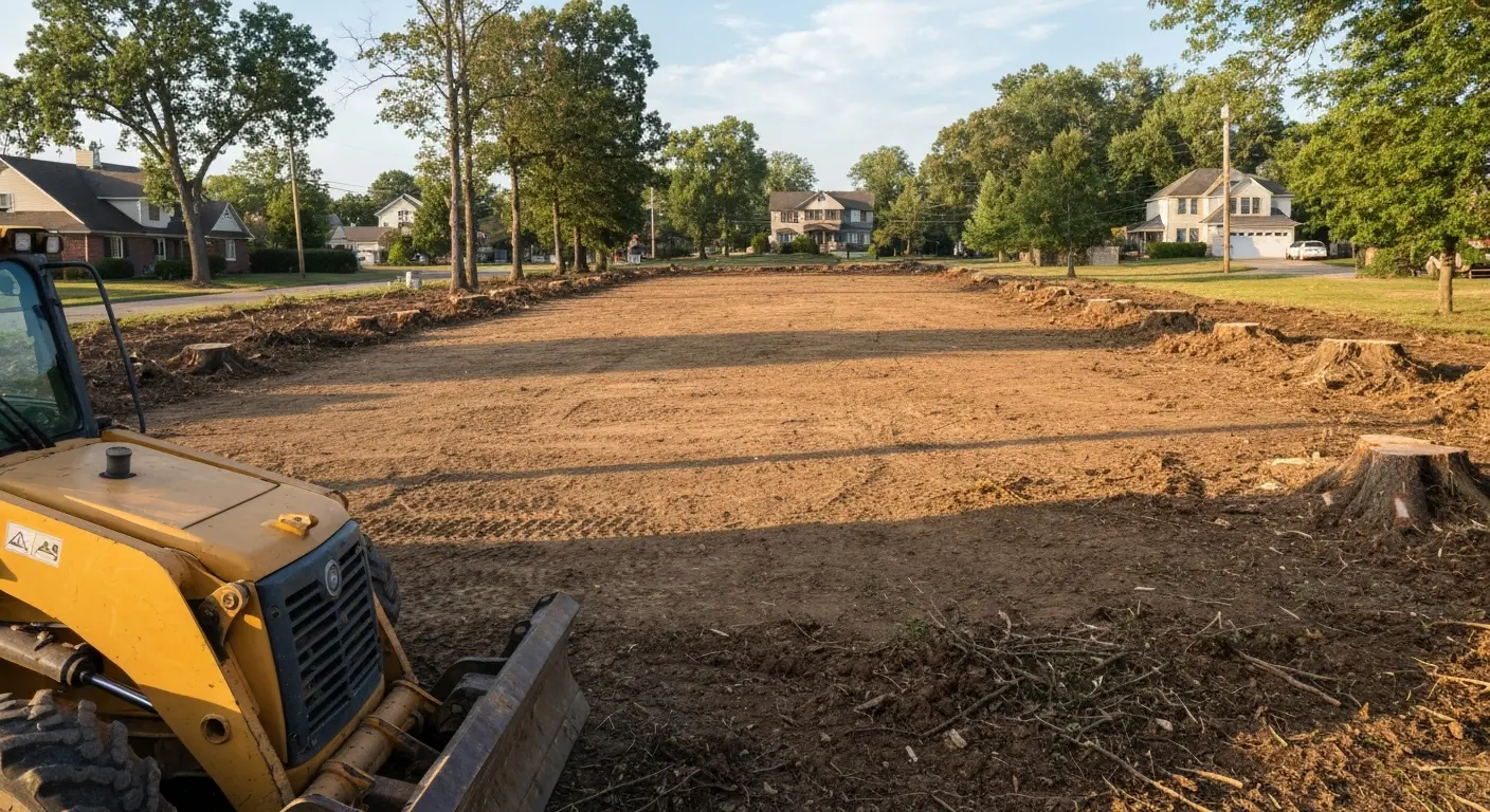 Land clearing work