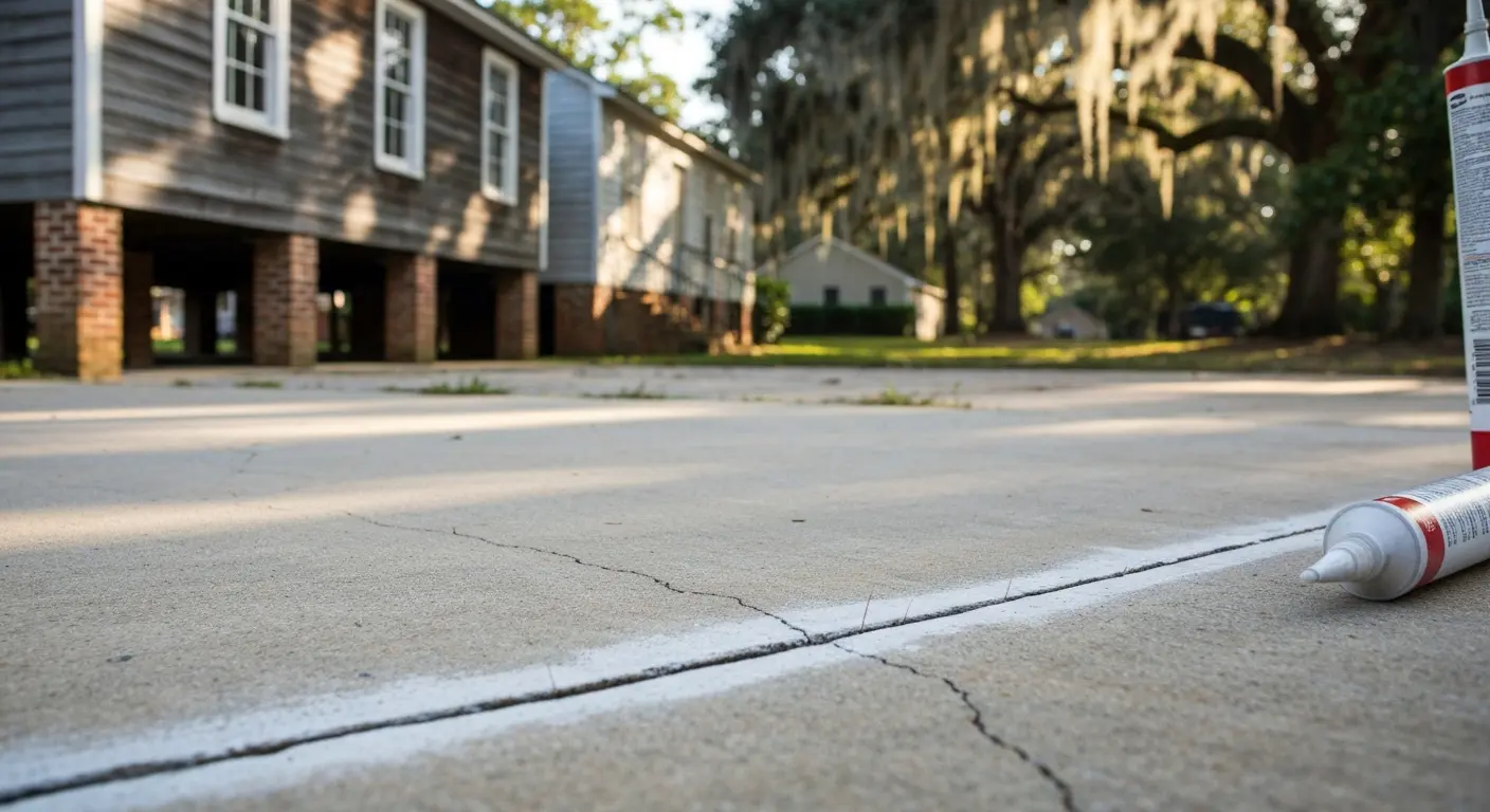 Concrete crack repair