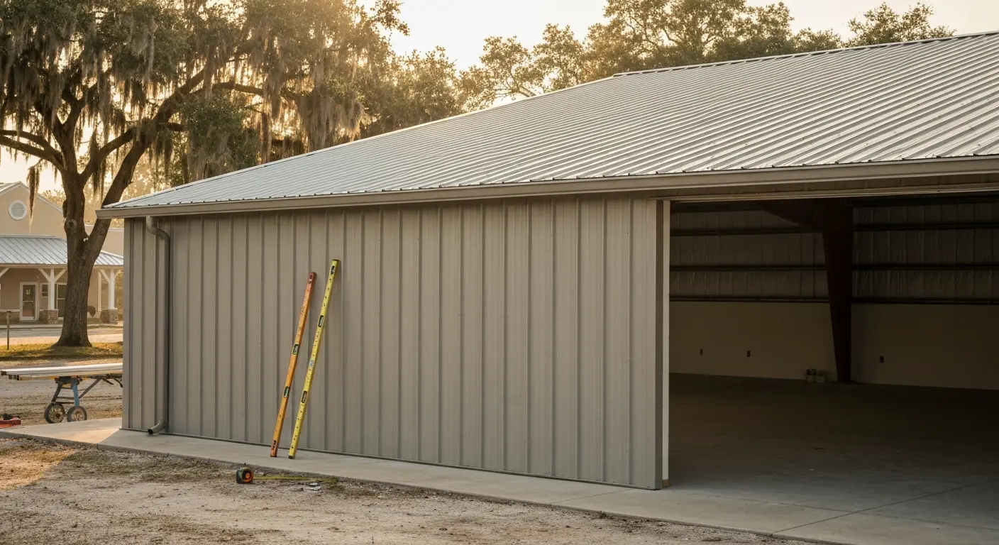 Commercial metal building