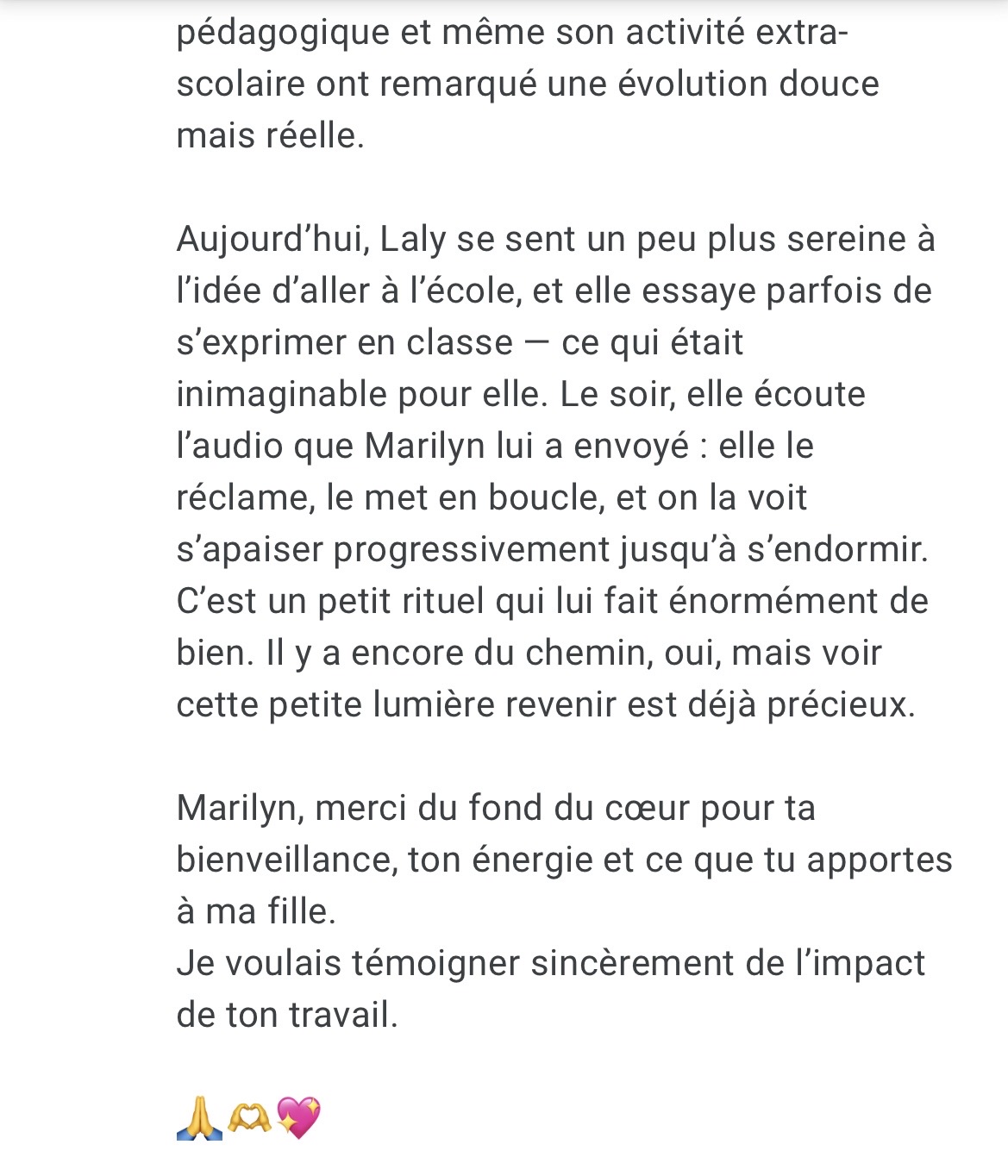 Témoignage