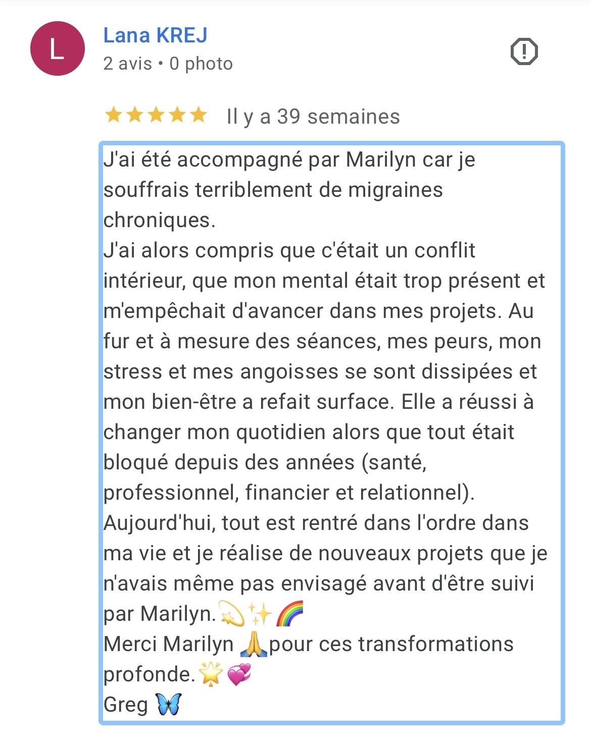 Témoignage