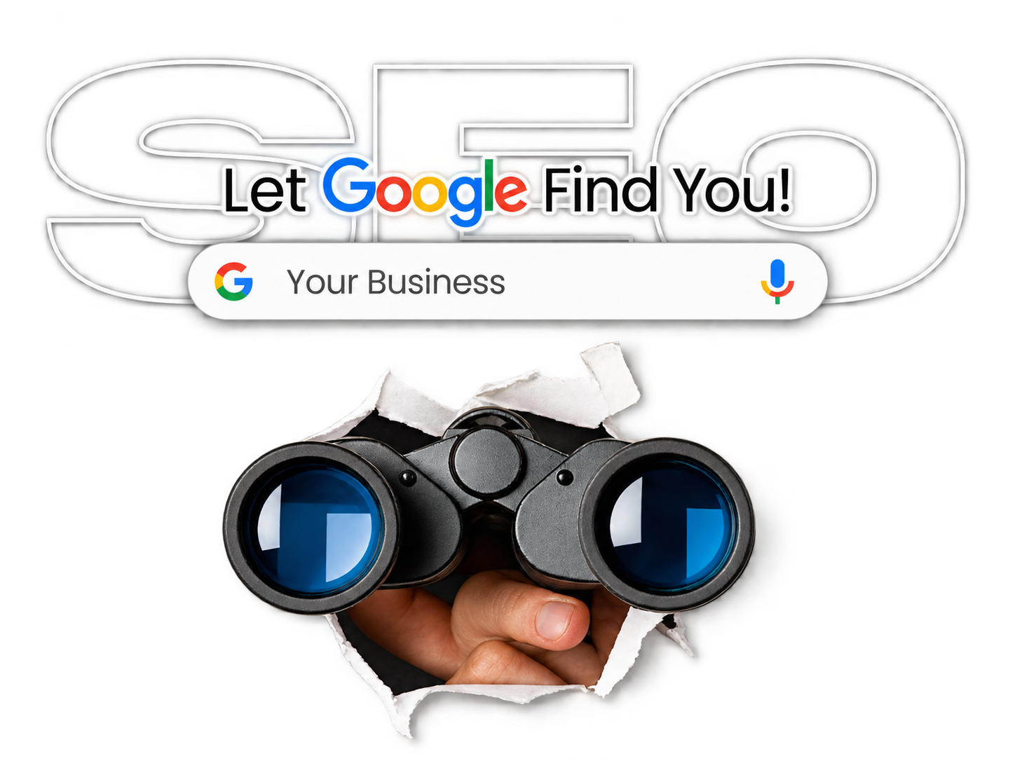 Local Eyes Digital SEO hero illustration