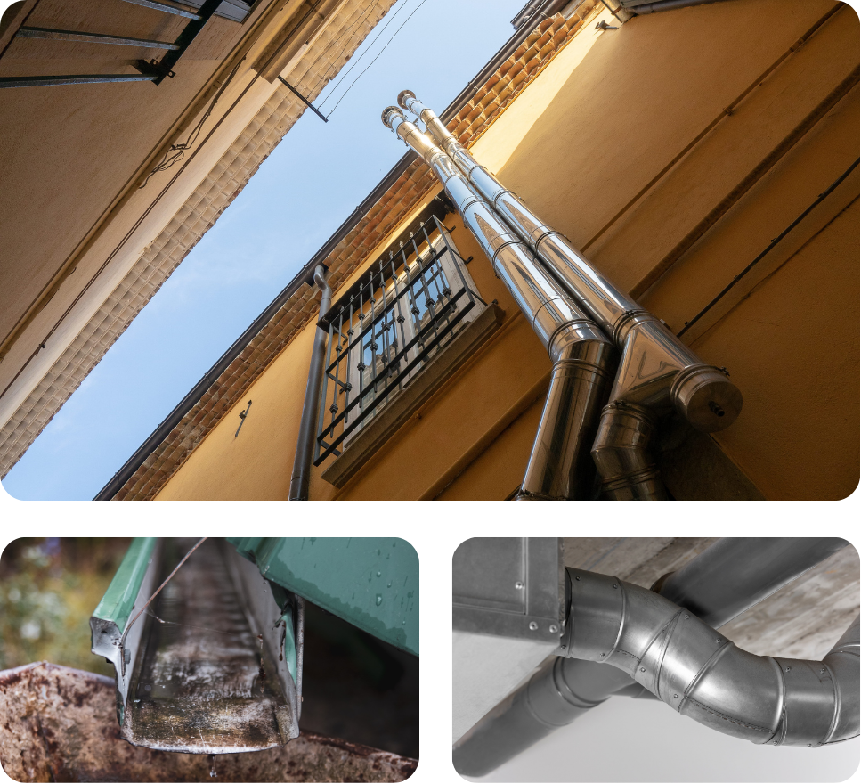 Residential seamless aluminum gutters