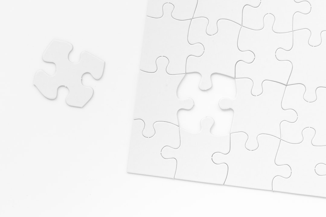Jigsaw puzzle with a piece missing, symbolising parents being the missing piece.