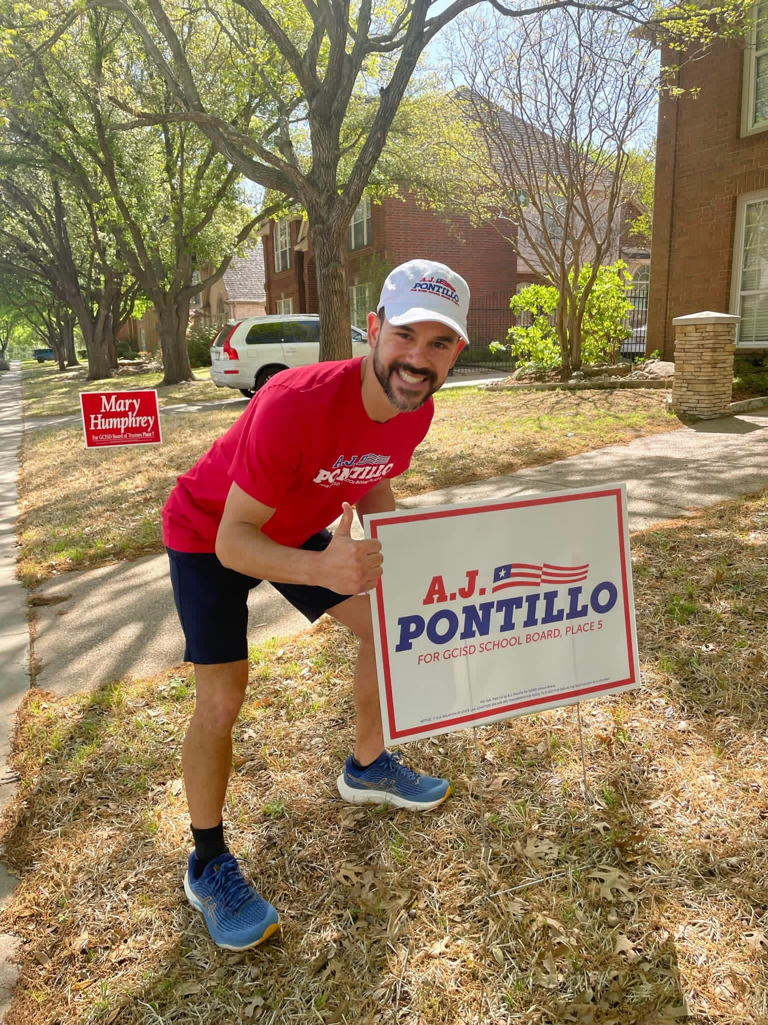 AJ Pontillo Campaign Yard Sign