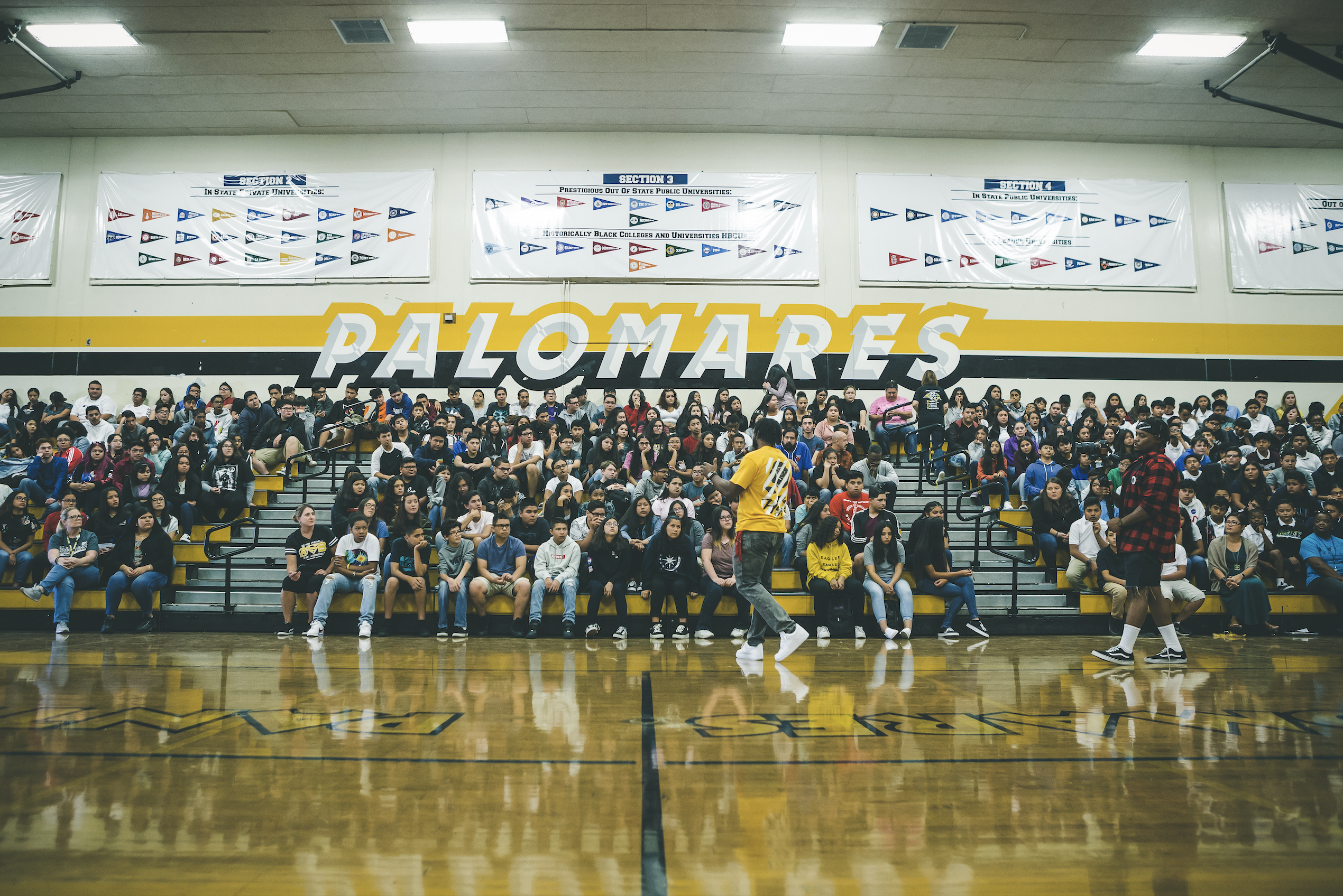 Oliver J. North school assembly program
