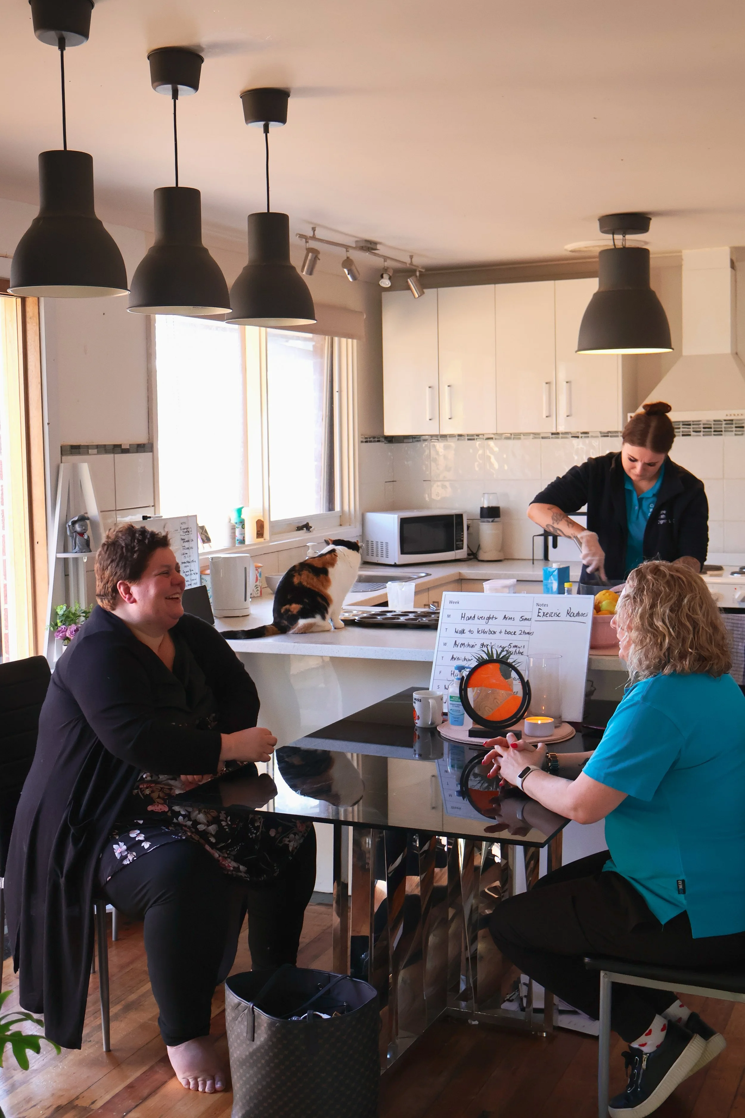 The Care With Dignity team providing consistent support