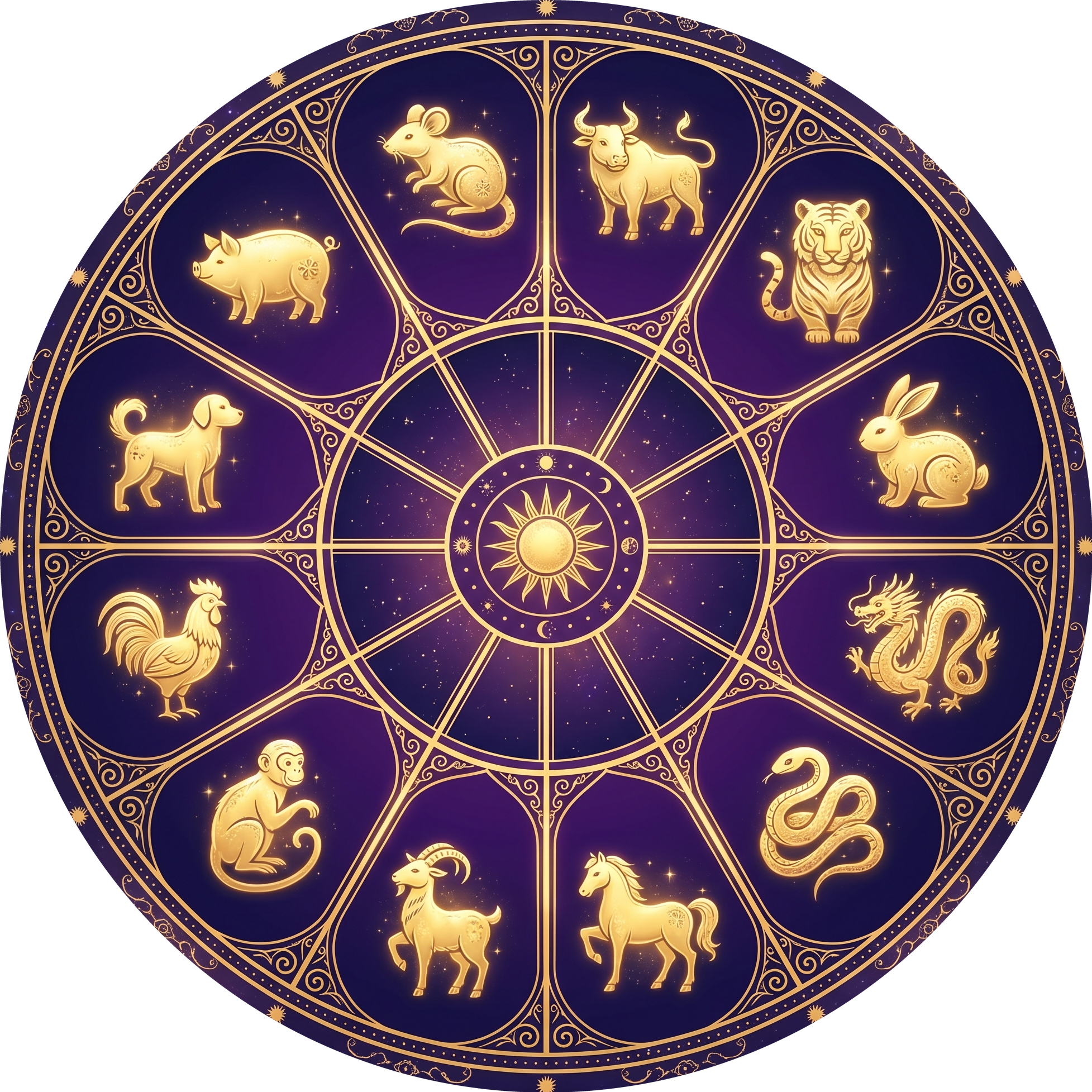 Roue zodiacale orientale