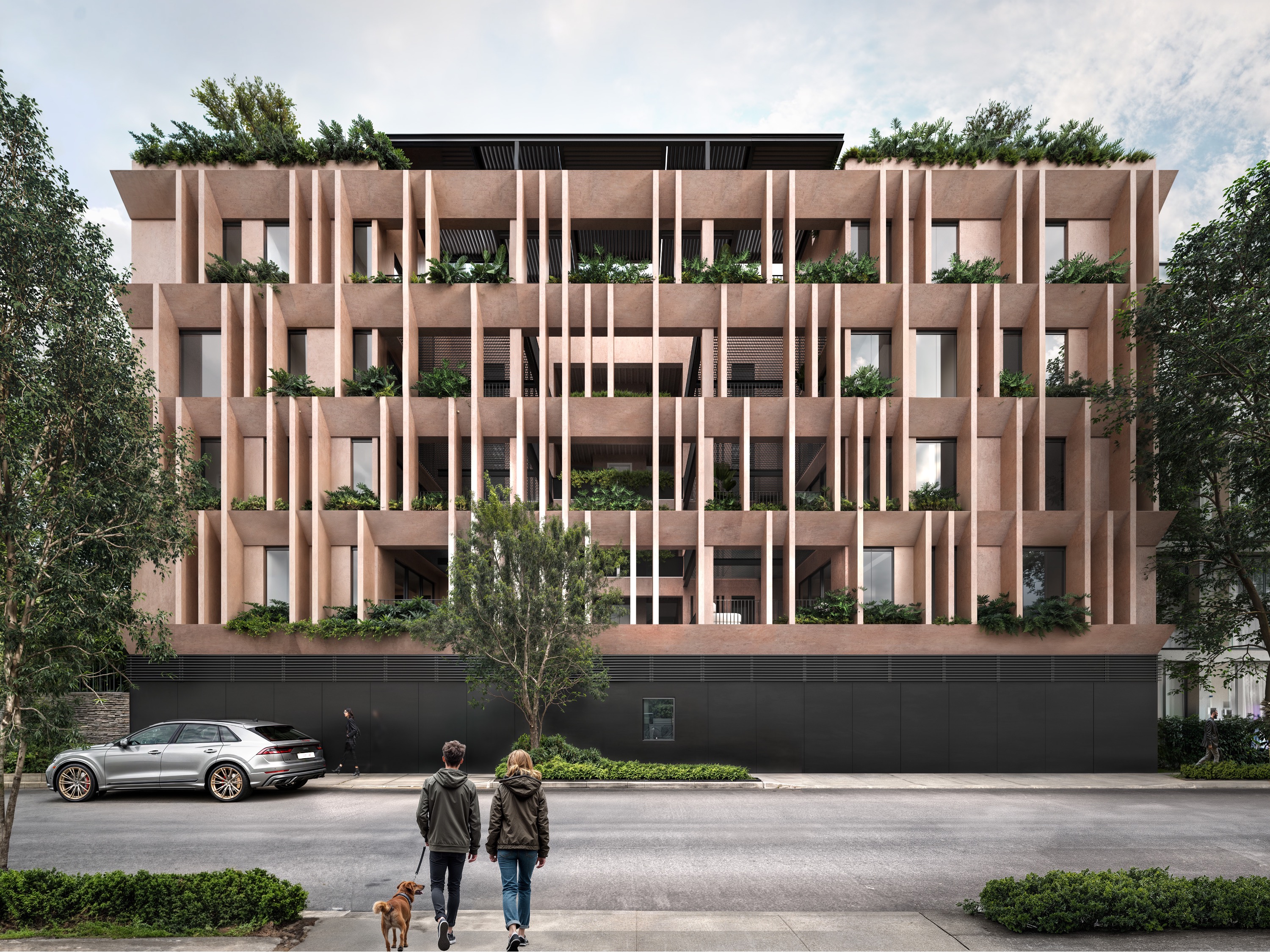 Fachada residencial de Sé Escandón