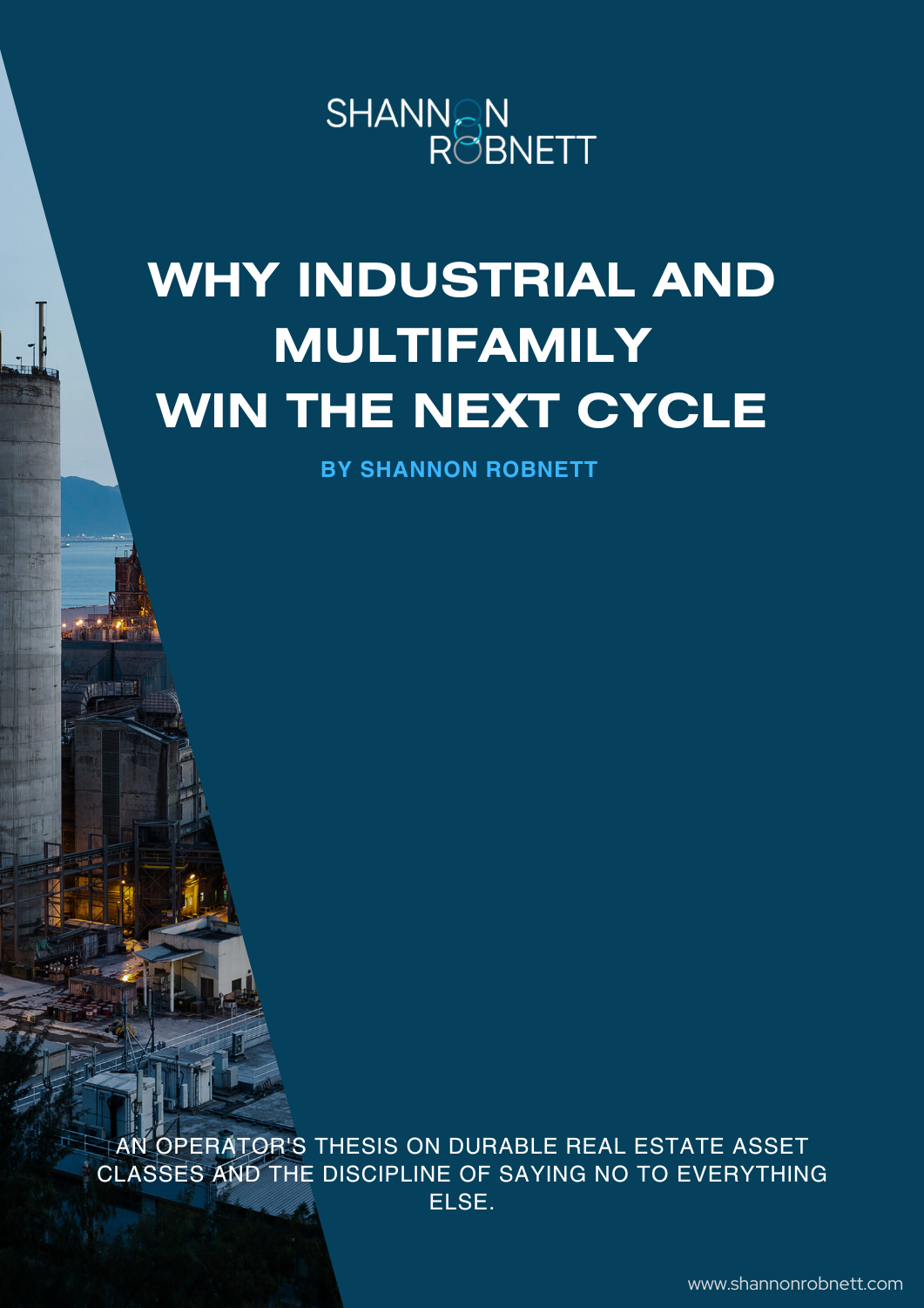 Why Industrial and Multifamily Win the Next Cycle — eBook cover