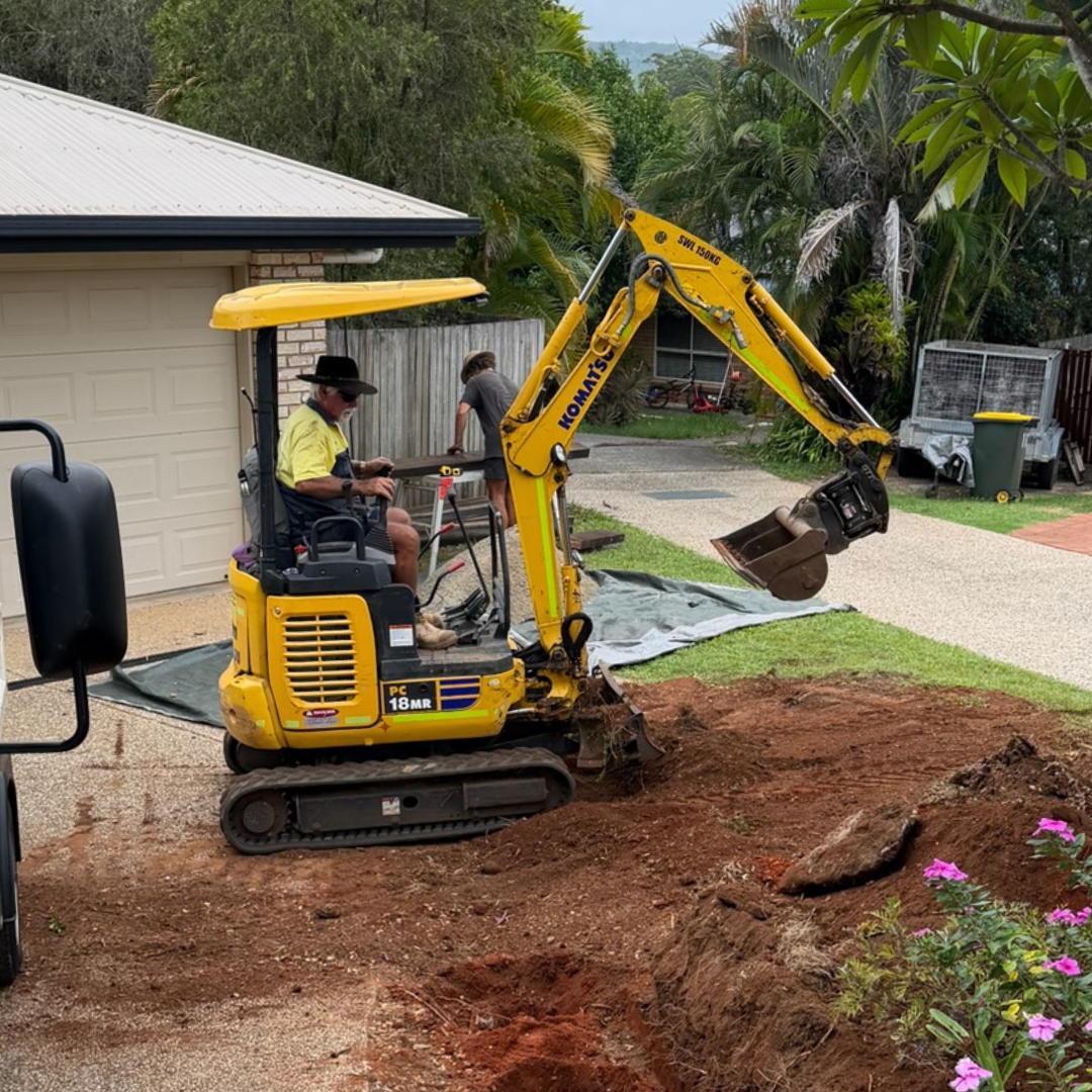 Mini Excavator Wet Hire