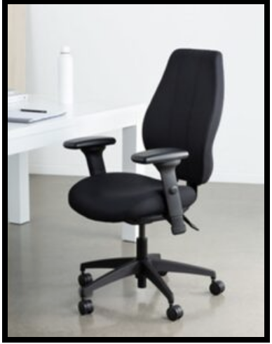 An ergonomic chair for offices