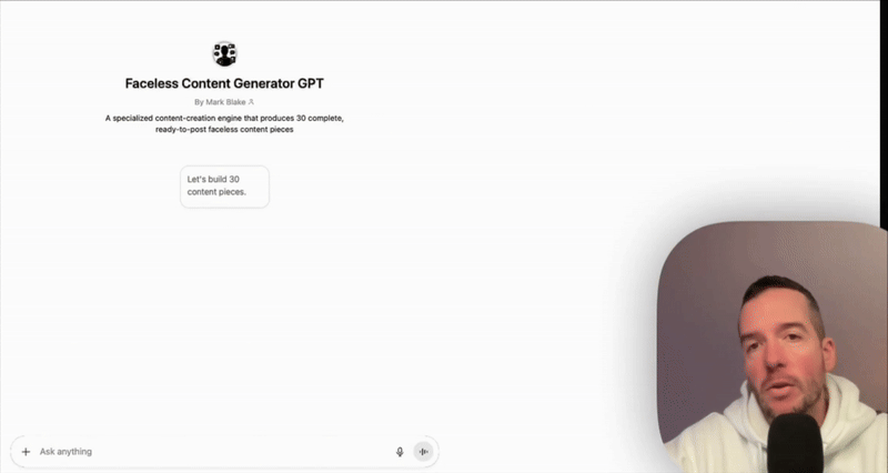 Faceless Content Generator™ demonstration