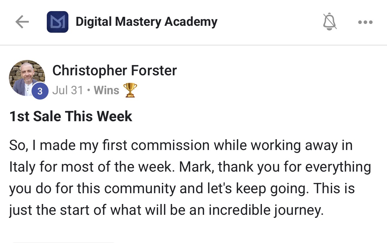 Student feedback screenshot 2