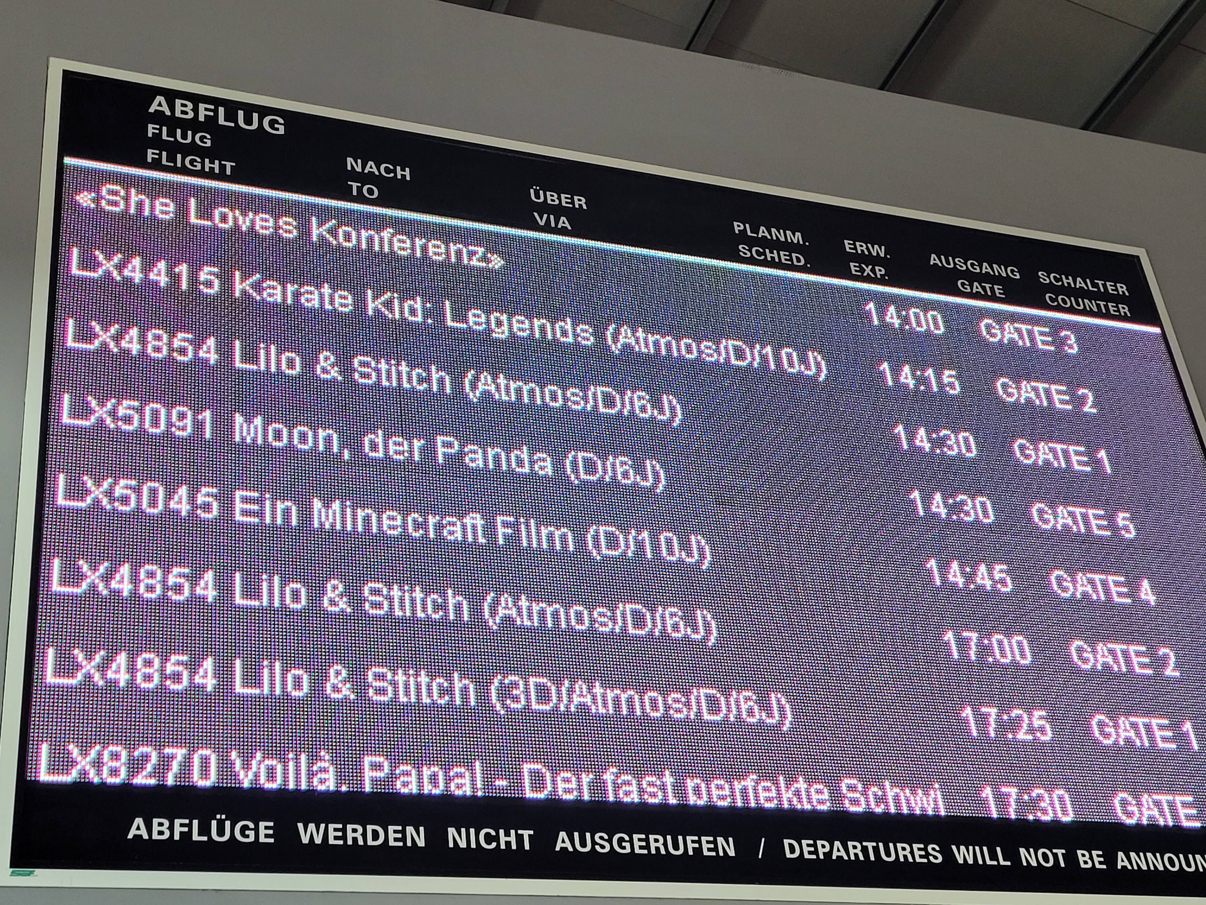 She Loes Truth o the Big Screen at Cinema 8 AG Switzerland