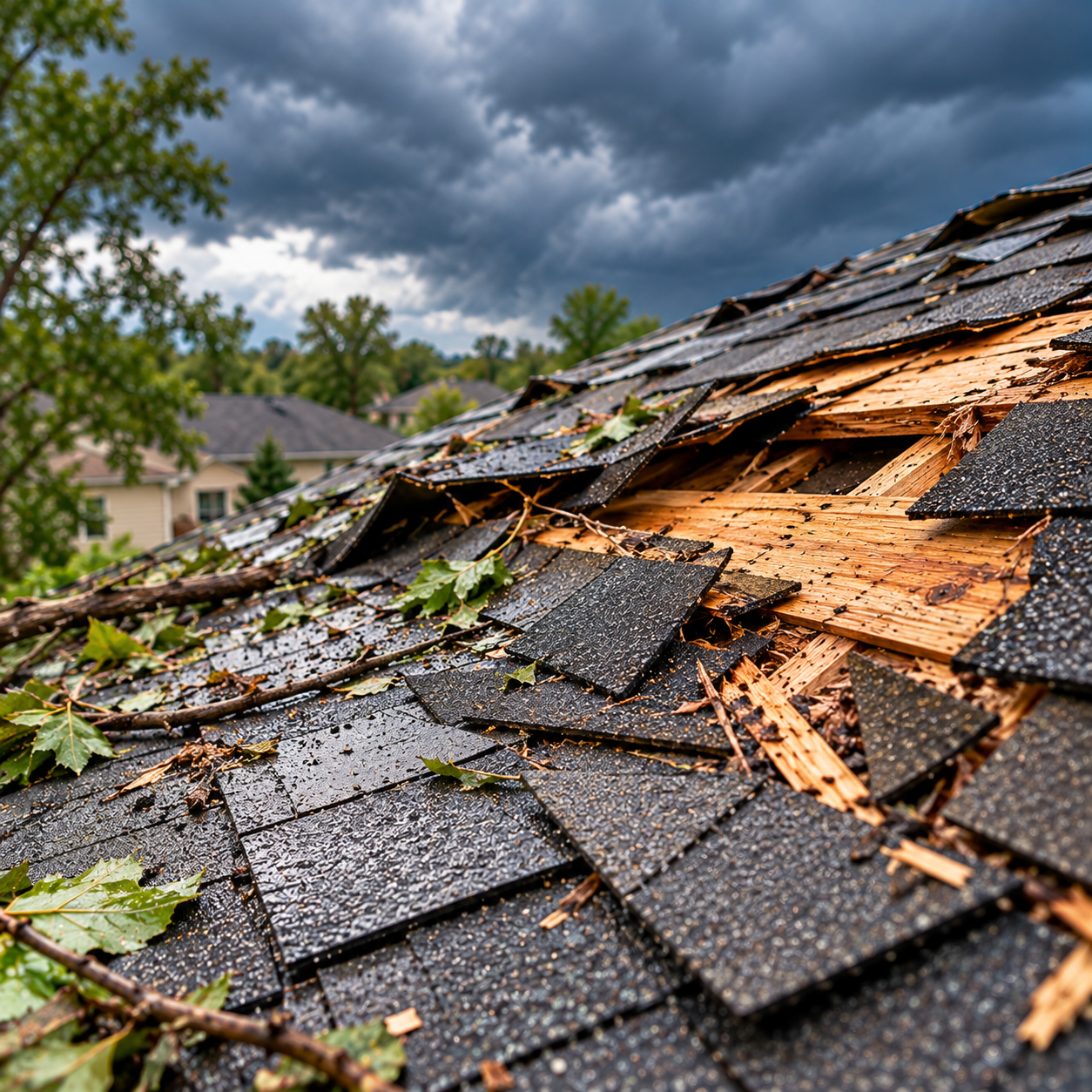 Storm Damage Roof Inspection
