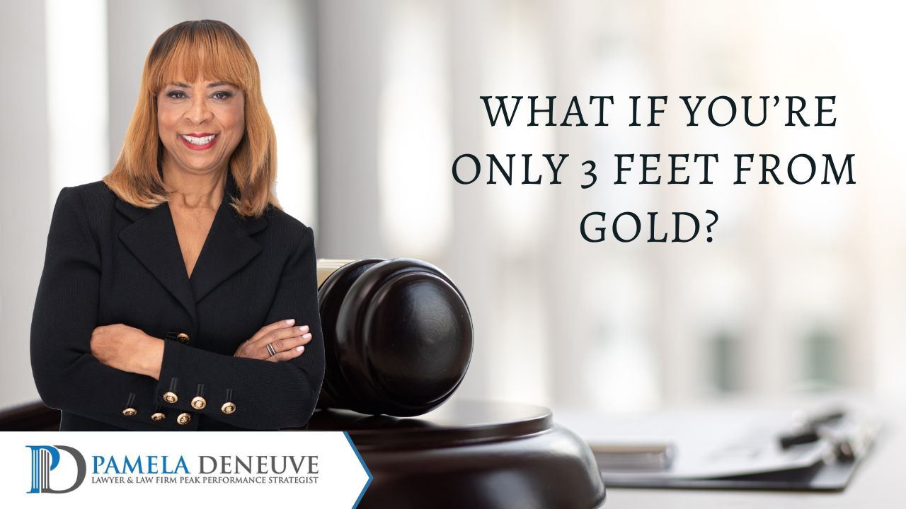What If You're Only 3 Feet From Gold? A Story About Self-Doubt, Success, and Invisible Rules