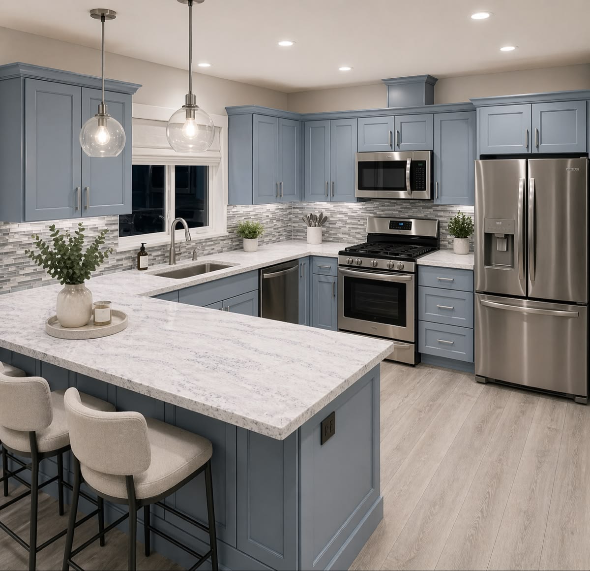 Complete kitchen renovation project in the Richmond area