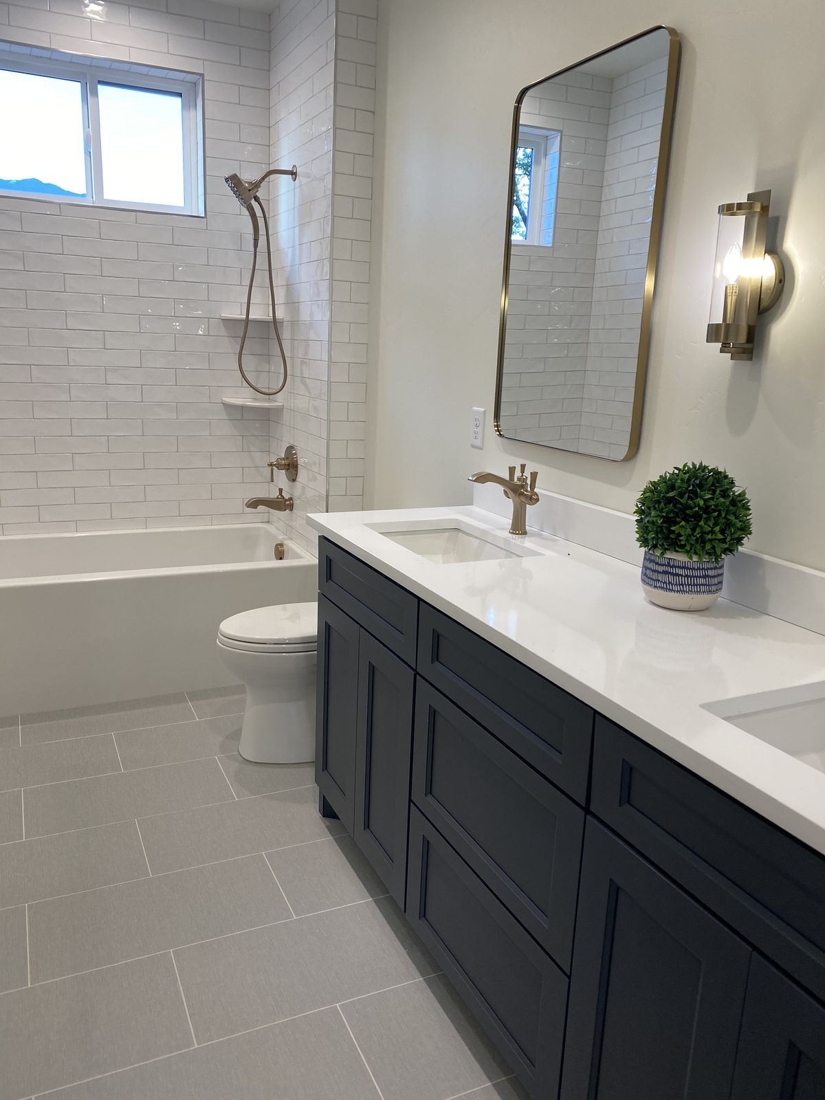 Richmond bathroom remodel with updated storage, vanity, and finishes
