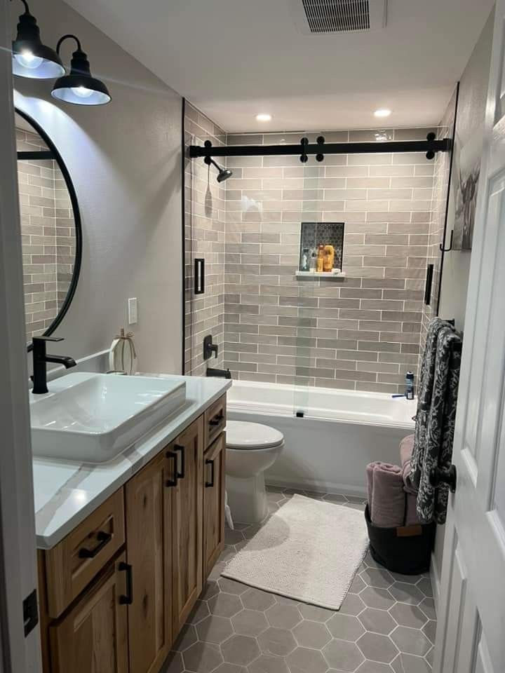Richmond bathroom remodeling project with functional updated design