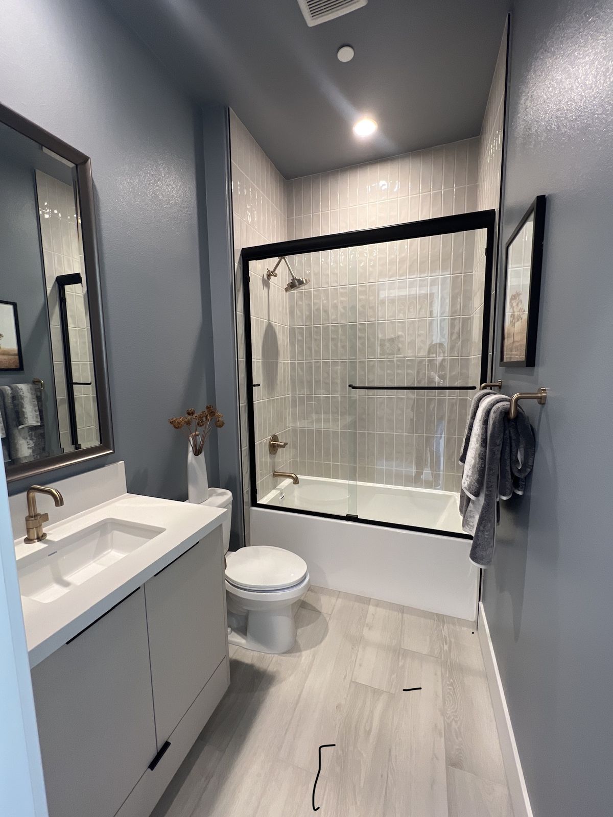 Bathroom remodeling project by Design Kitchen and Bath Center in Richmond VA