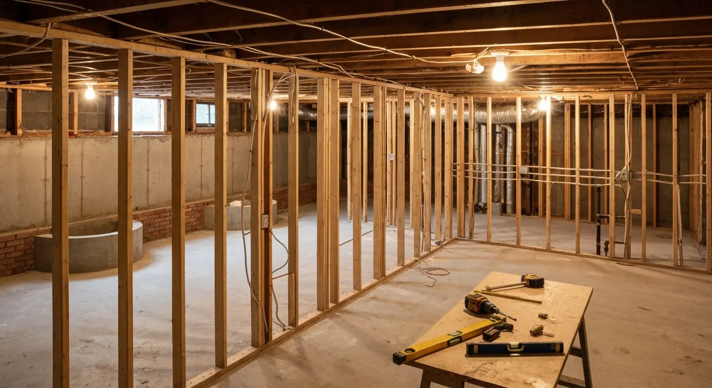 Basement finishing project