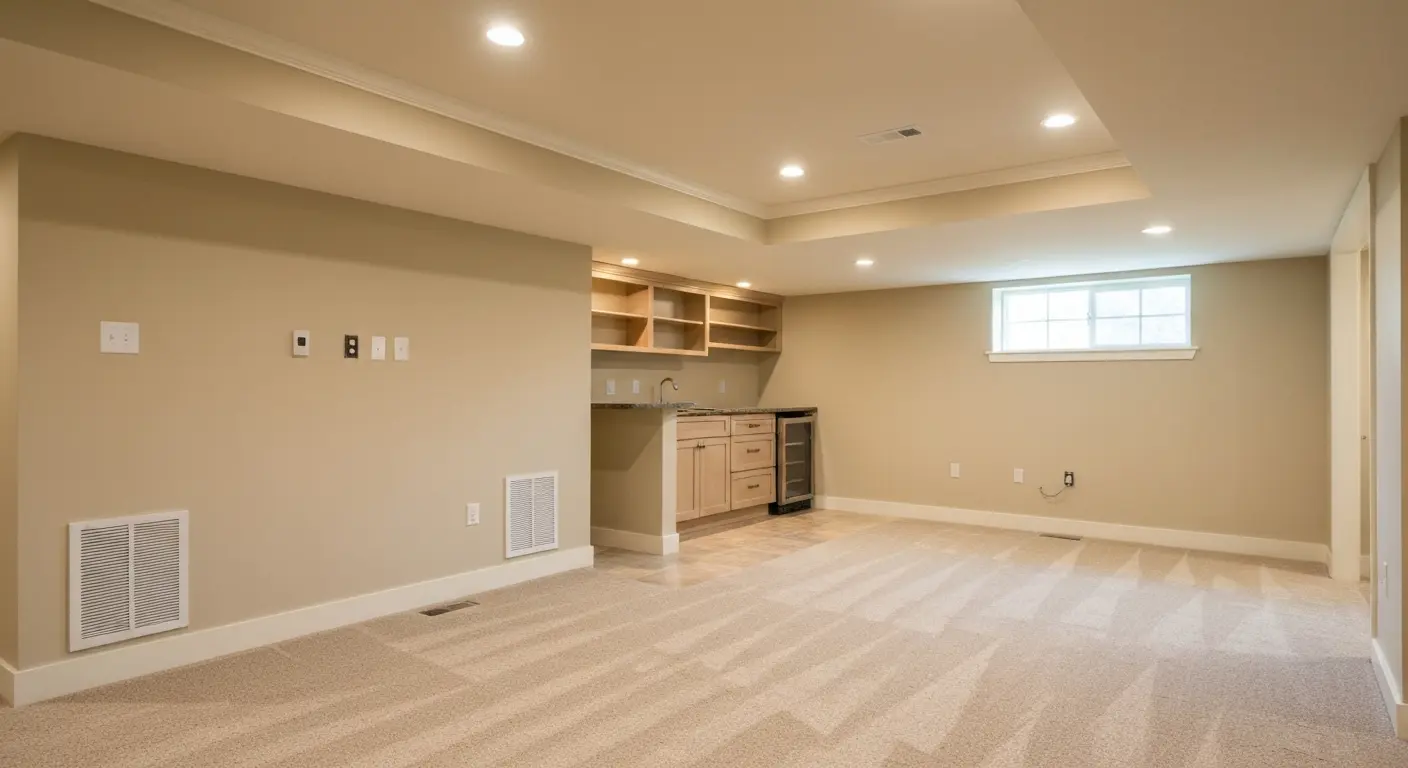 Basement finishing in Cherry Creek