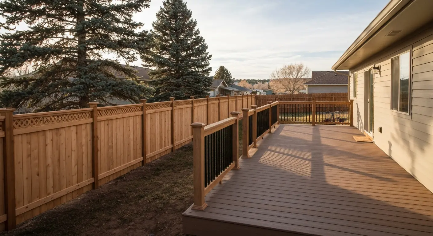 Fence and deck installation in Arapahoe County