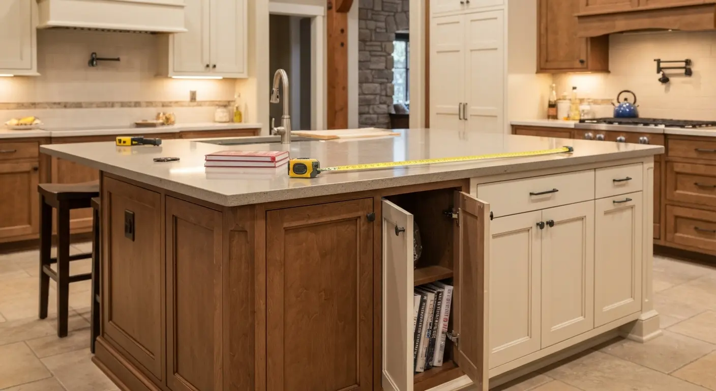 Kitchen island design and installation