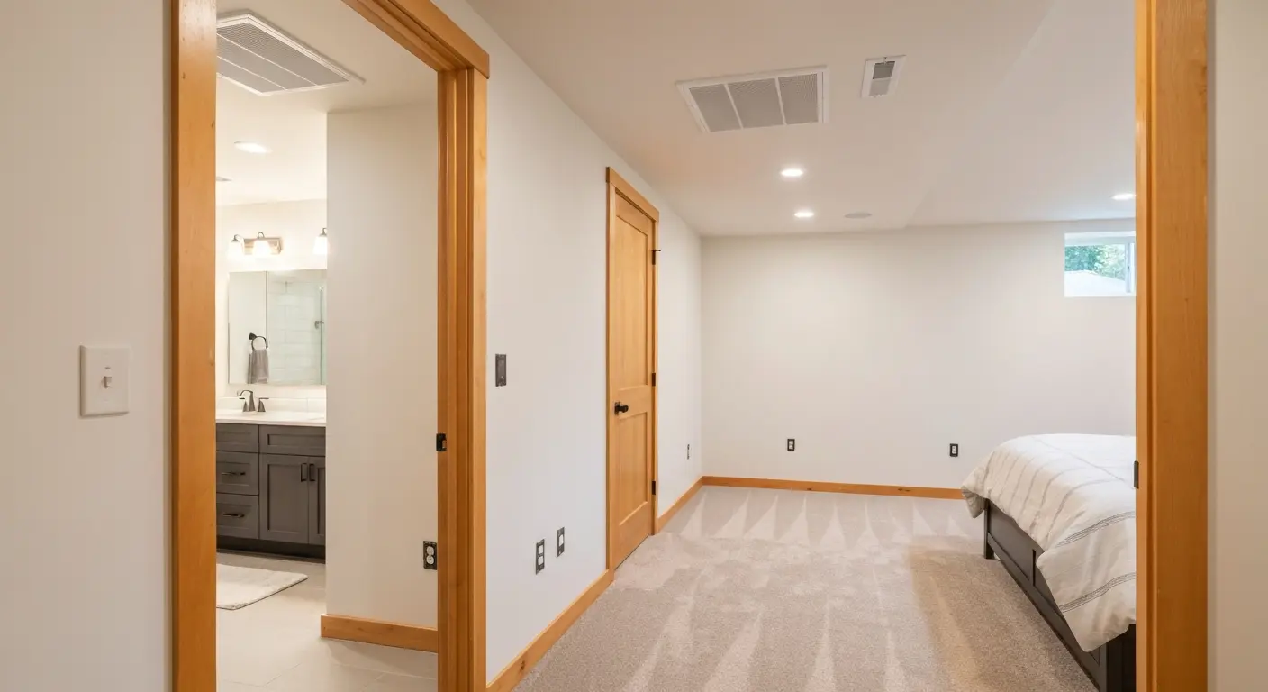 Finished basement project