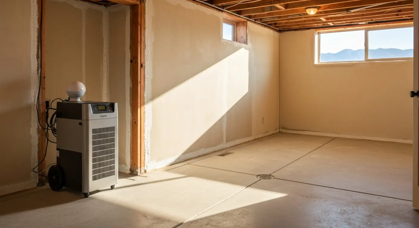 Basement mold remediation