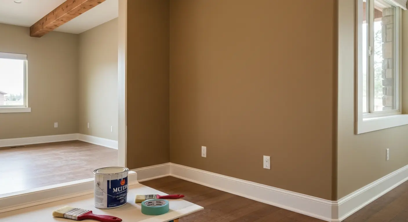 Interior painting and trim work in Centennial
