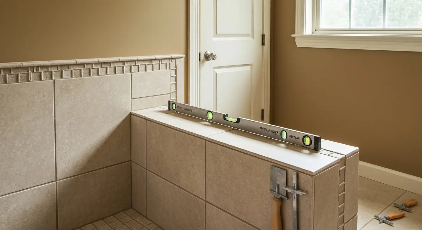 Tile shower pan installation