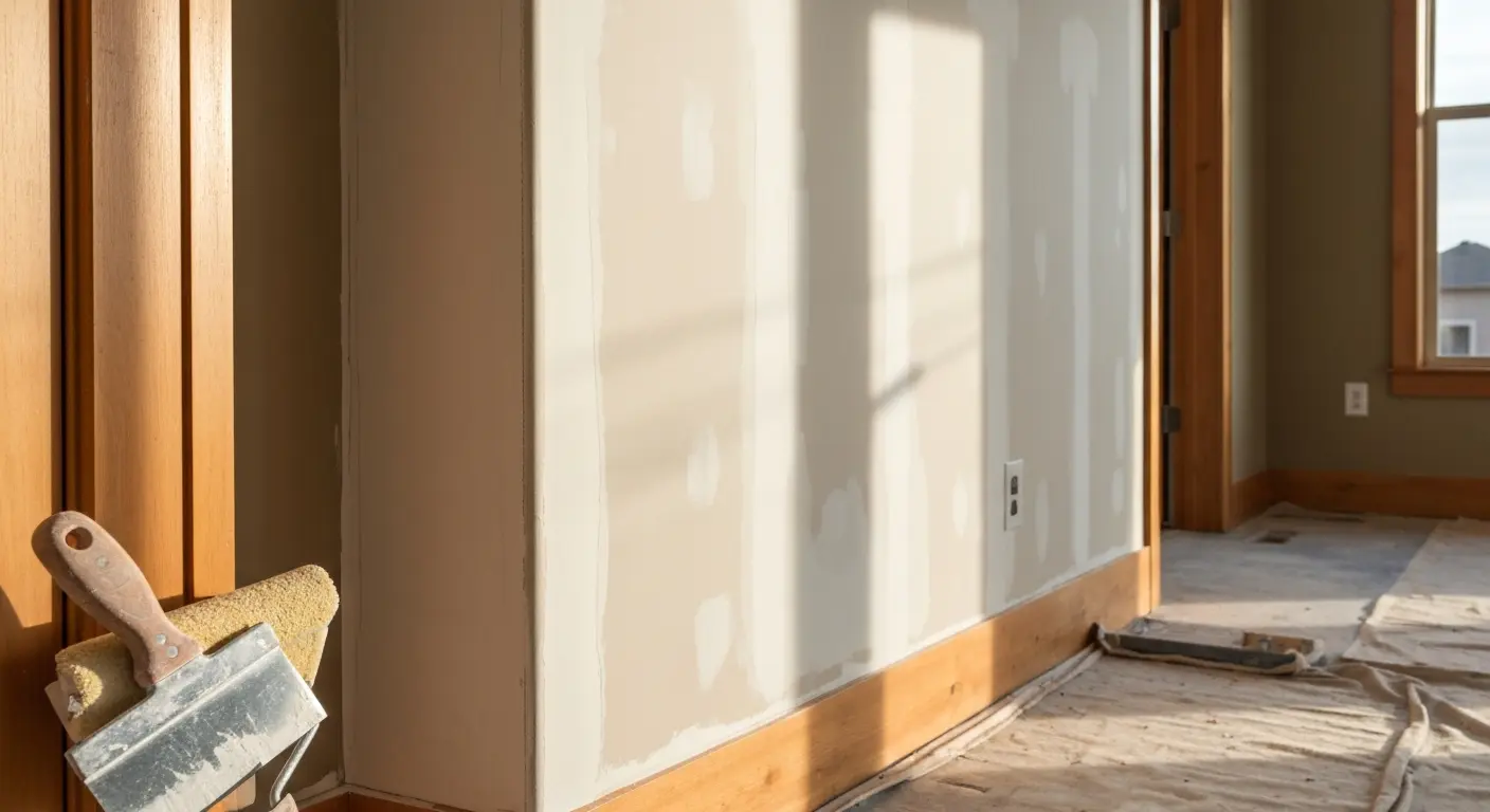 Drywall and paint finishing