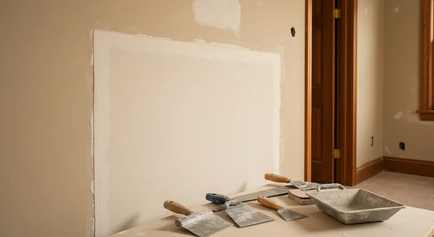 Drywall repair and patching service