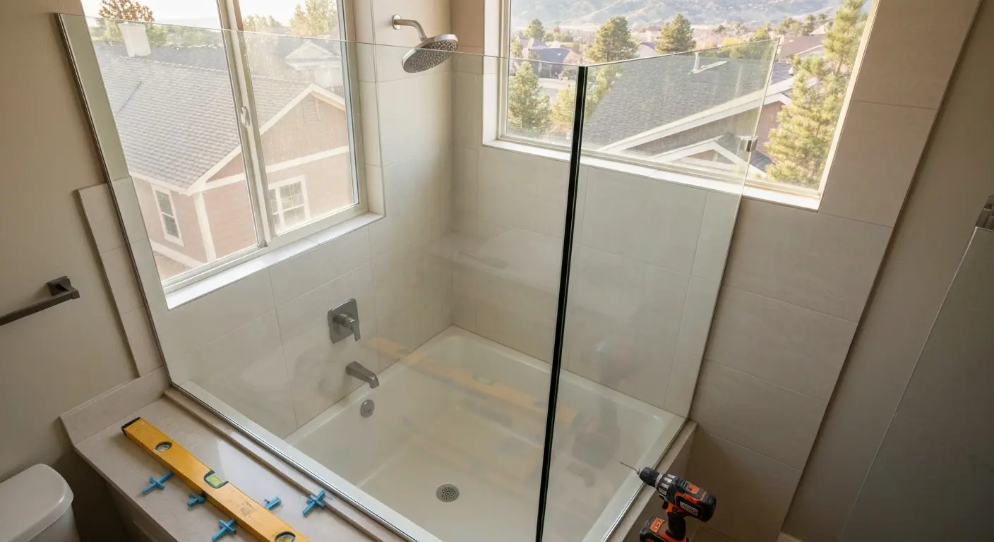 Tub to shower conversion