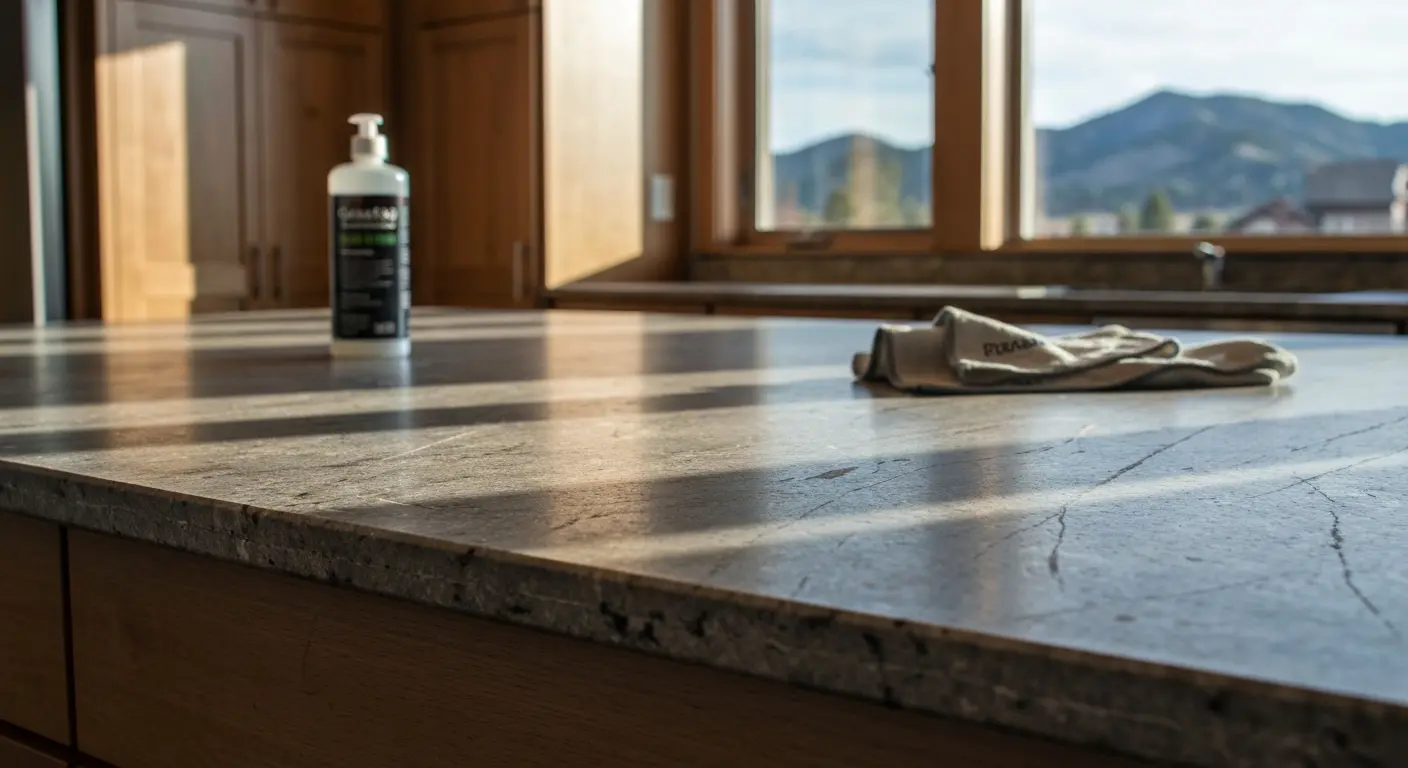 Natural stone countertop