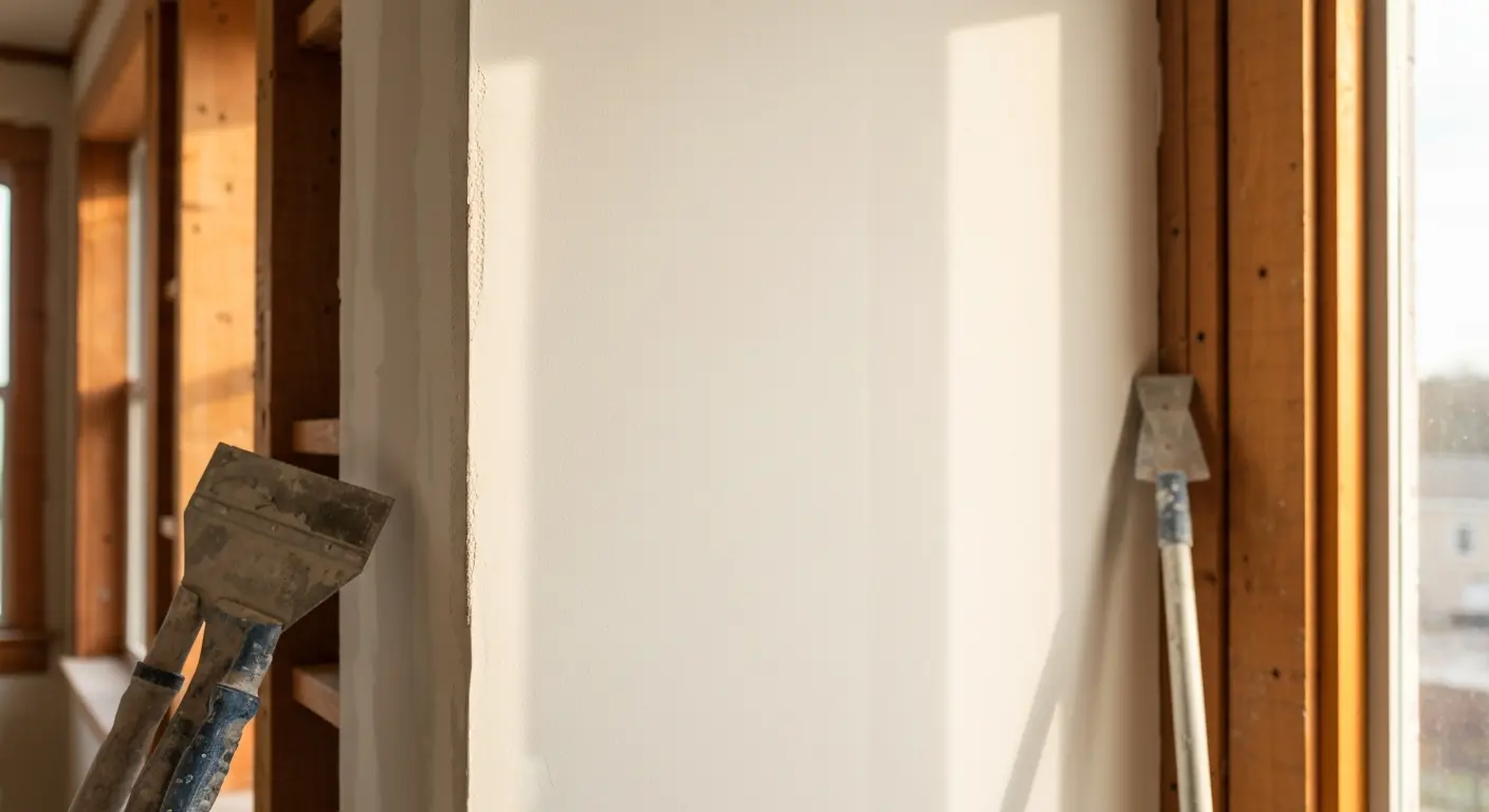 Professional drywall finishing