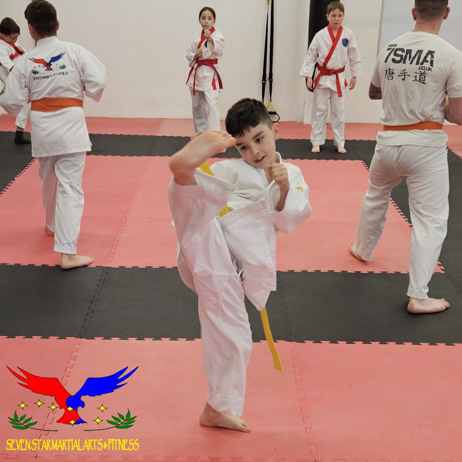 Seven Star Martial Arts Dragons student after a personalised karate trial lesson