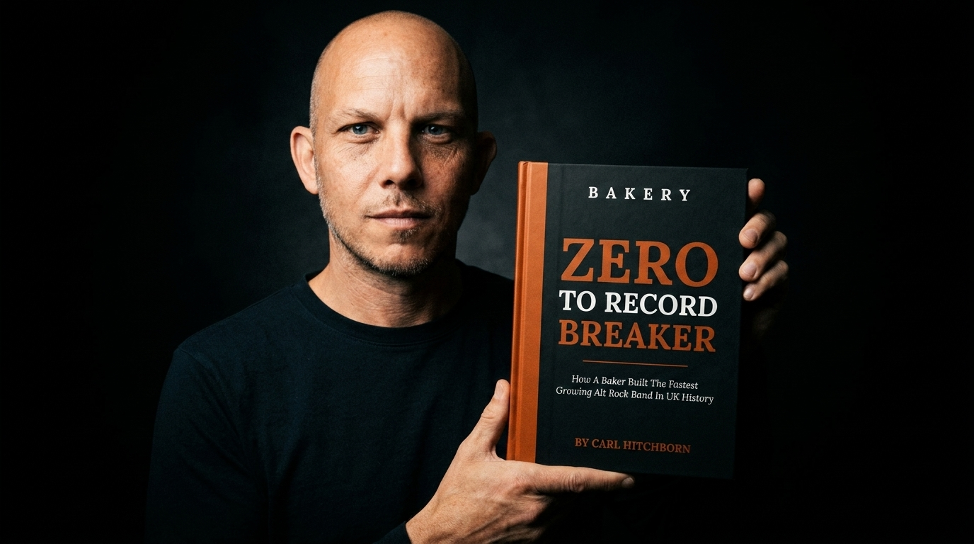 Carl Hitchborn holding Zero to Record Breaker