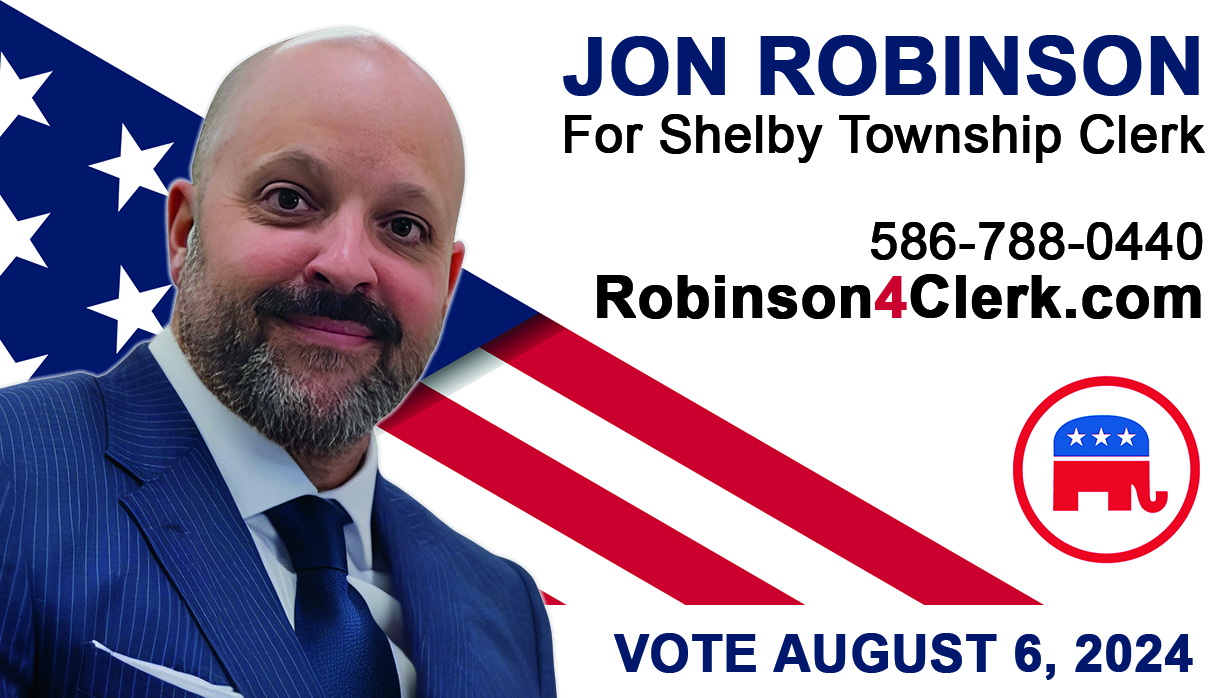 Jon Robinson for Shelby Township Clerk Join Our Campaign!