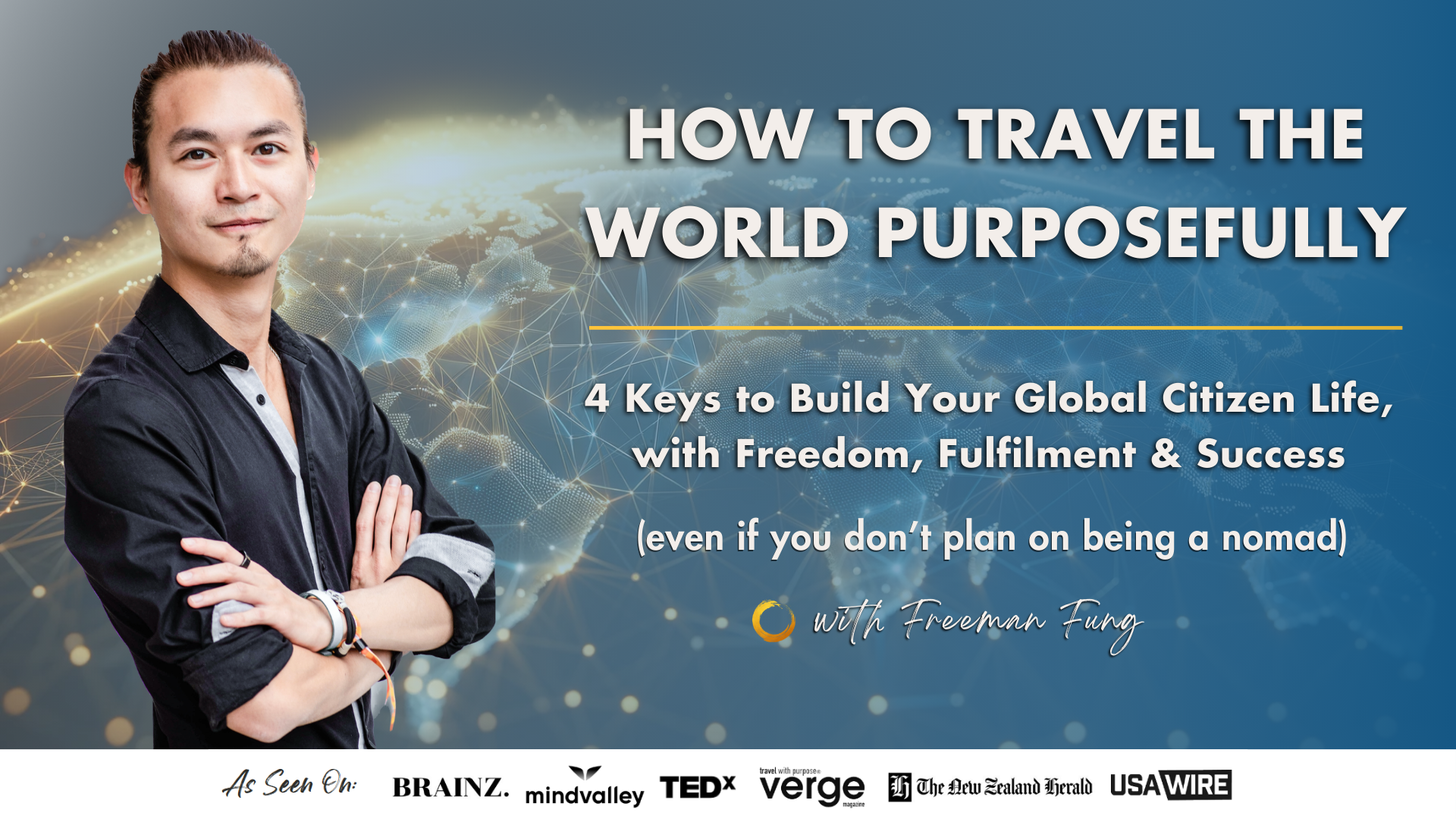 Travel the World, Masterclass Banner