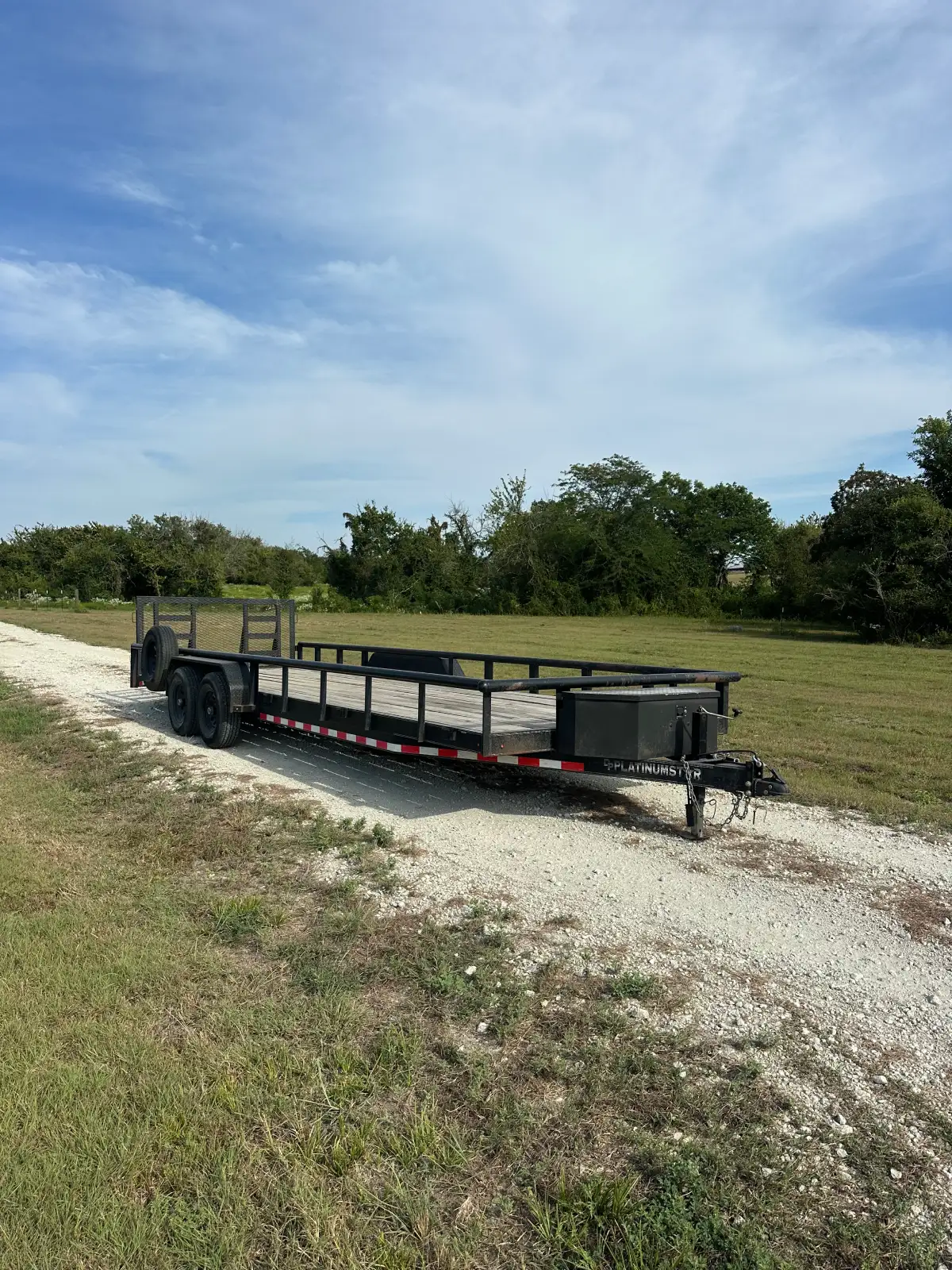 Utility trailer rental with rear ramp from Miller Trailer Rentals LLC in Navasota, TX