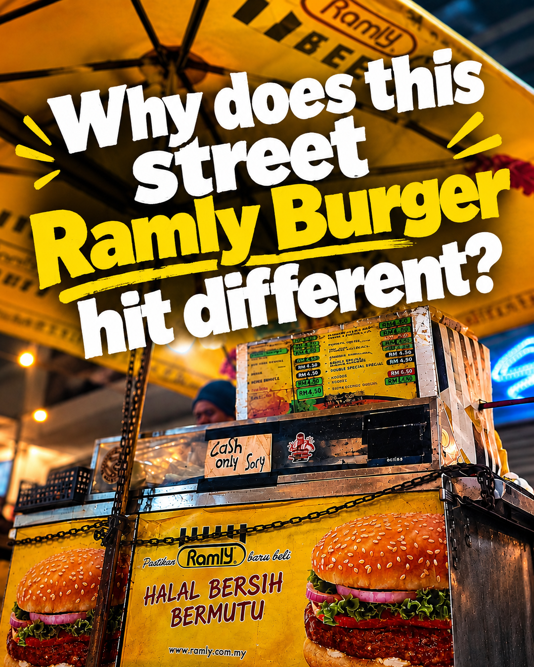 Why Ramly Burger?, Carousels