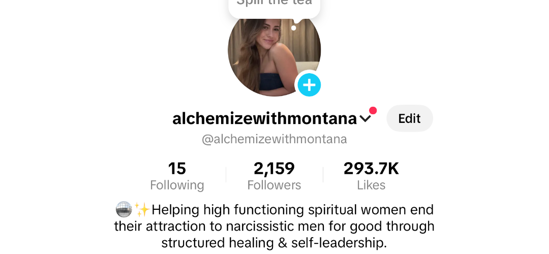 Montana's social media profile before working with Minnie Courtney