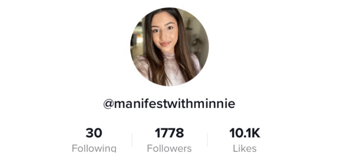 Minnie Courtney's social media posts and view counts before she rebuilt her brand