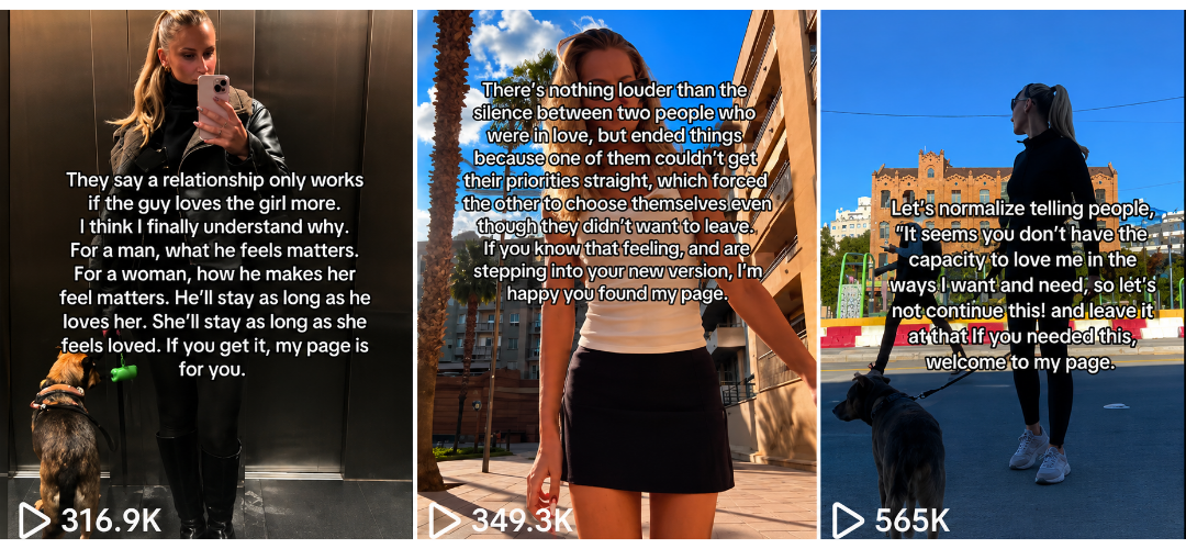Isabella's social media posts and view counts after working with Minnie Courtney